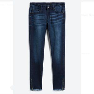Ankle Zipper Skinny Jean